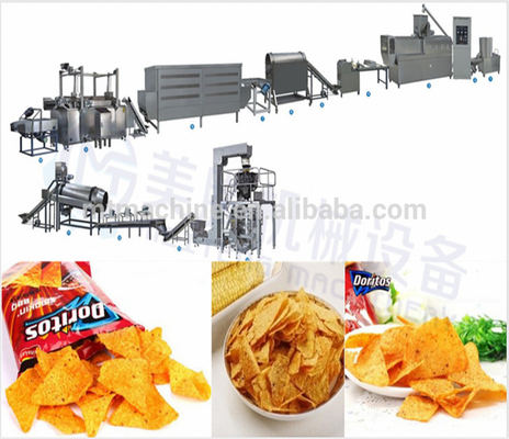 tortilla de maïs 150kg/H Chips Processing Line MT65 MT70 70C