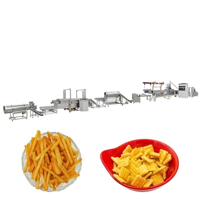 Fried Snack Production Line croustillant 100 - 150kg/H 150 - 200kg/H
