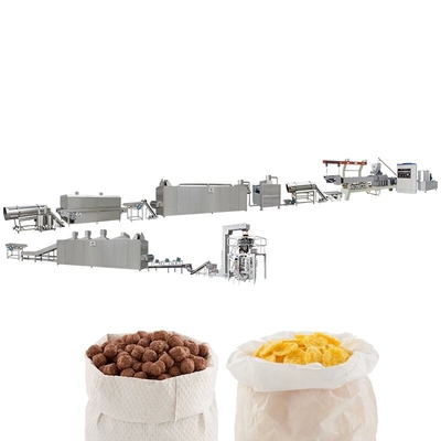 chaîne de production de souffle de maïs de poudre du grain 150kg/H acier inoxydable 316