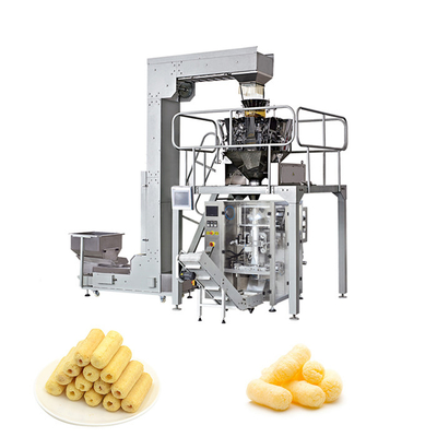 Chaîne de production de souffle du maïs 304 de solides solubles 201 machine d'extrudeuse de casse-croûte d'argent