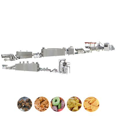 La chaîne de production de céréale de petit déjeuner d'ABB Schneider 150kg/H s'écaille faisant la machine