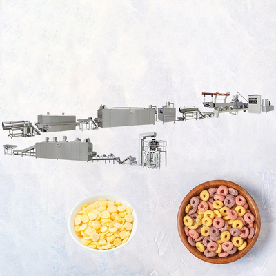 chaîne de production alimentaire de casse-croûte de flocons d'avoine de la vis 38CrMoAL 25000x1500x2200mm