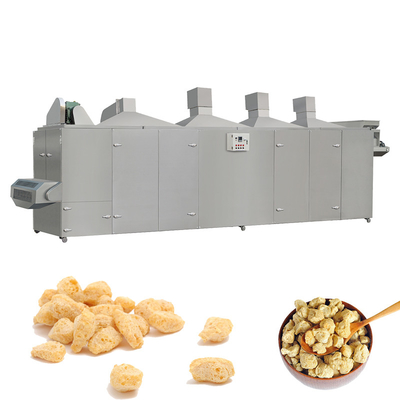 ligne machines 150kg/H de production de viande de protéine de soja de 380V 50HZ de casse-croûte