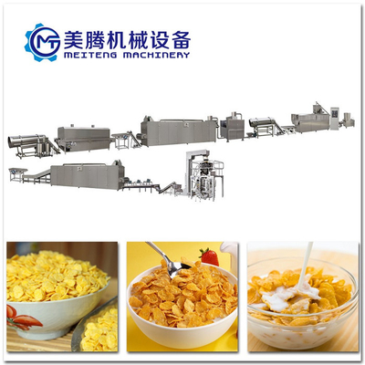 chaîne de fabrication machine 1500kg de céréale de la petit déjeuner 500kg/H de fabricant de flocons d'avoine