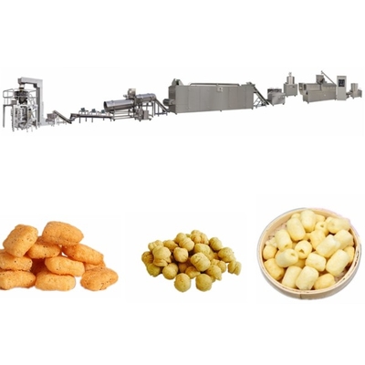Ligne souffle de production alimentaire de casse-croûte de moteur de SIEMENS de maïs faisant la commande par courroie de V